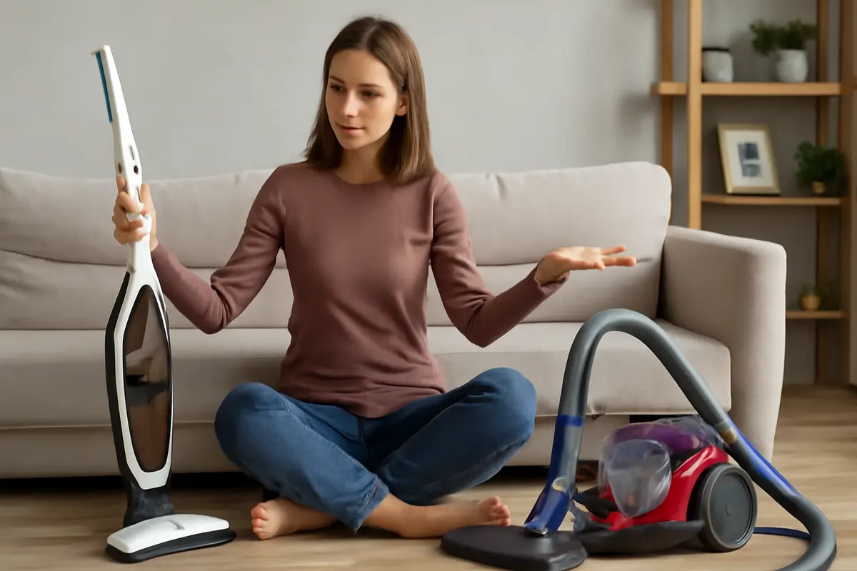 Aspirapolvere verticale o a traino: come orientarsi tra comfort e praticità d’uso