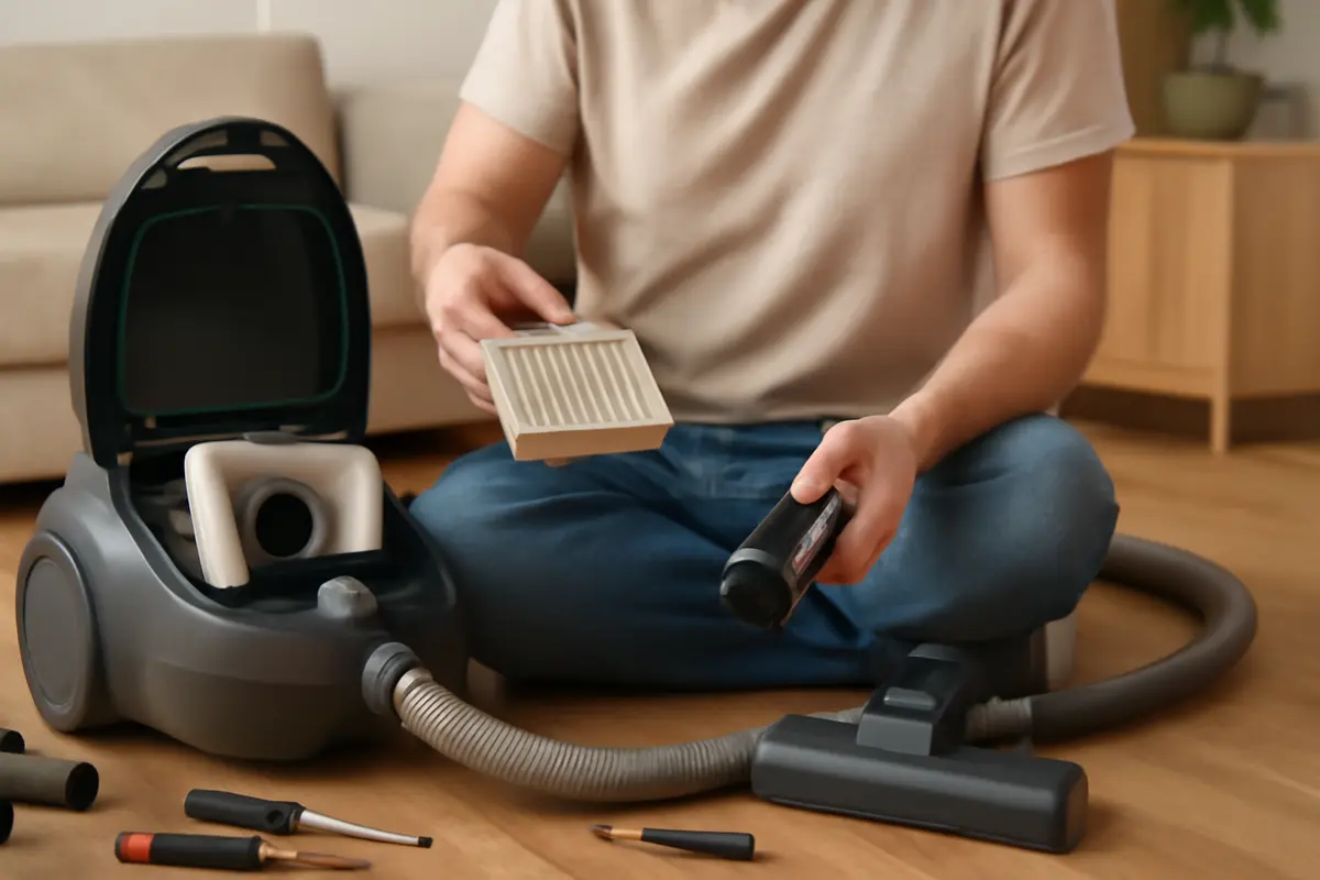 Mantenere l’aspirapolvere efficiente: 7 consigli pratici per la manutenzione
