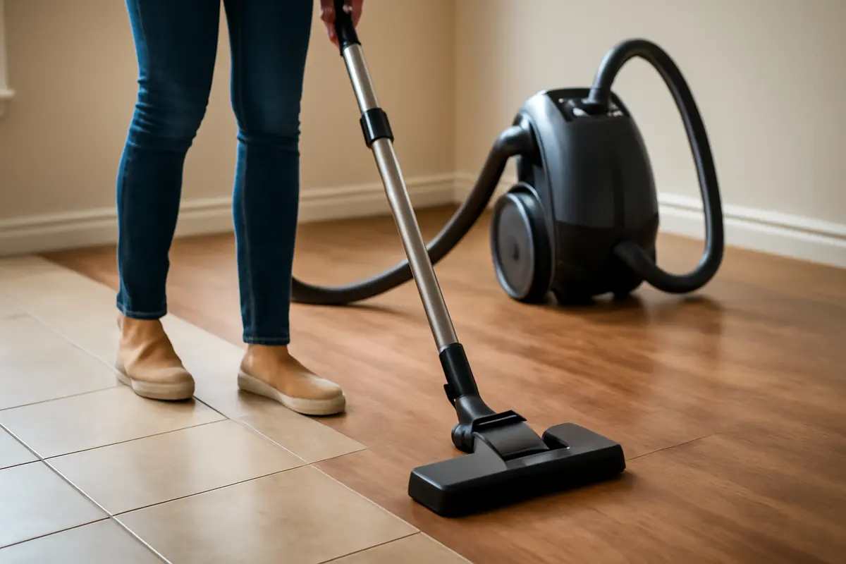 Piastrelle e parquet: come usare l’aspirapolvere senza danneggiarli