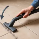 Come eliminare la polvere tra le fughe del pavimento usando l’aspirapolvere? La tecnica poco nota