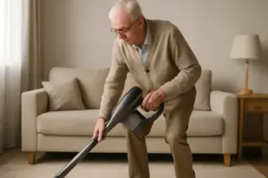Aspirapolvere ergonomico per anziani: i dettagli che fanno la differenza in sicurezza e maneggevolezza
