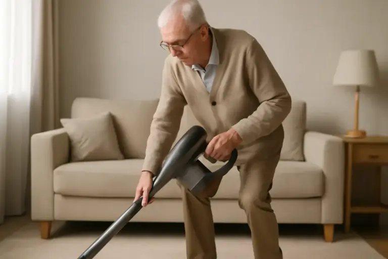 Aspirapolvere ergonomico per anziani: i dettagli che fanno la differenza in sicurezza e maneggevolezza
